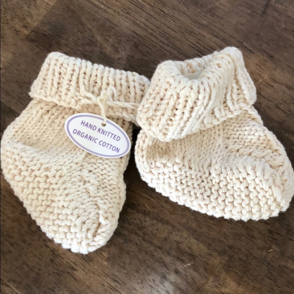Hand Knitted Baby Booties